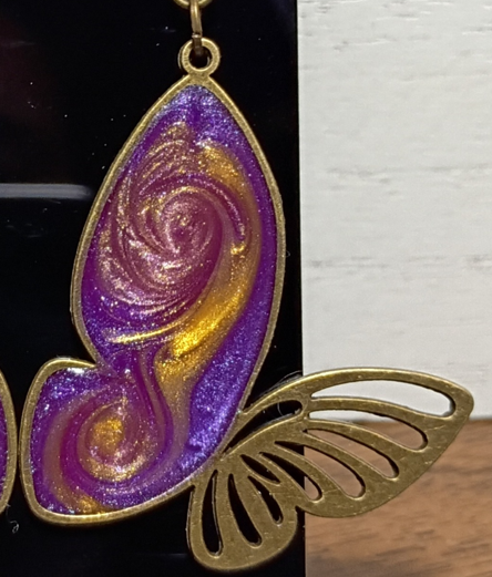Butterfly Resin Earring