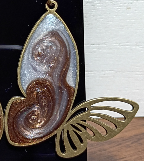 Butterfly Resin Earring