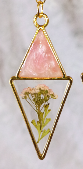 Clear Resin Earrings