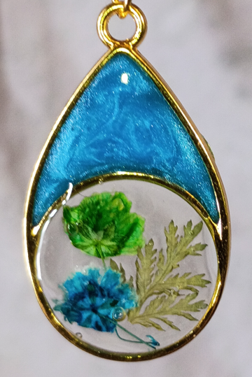 Clear Resin Earrings